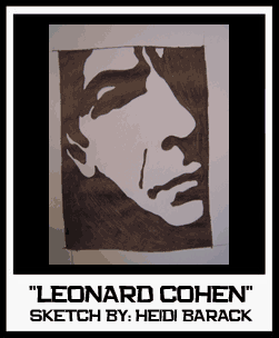 LEONARD COHEN SKETCH