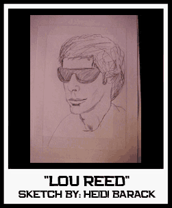 LOU REED SKETCH